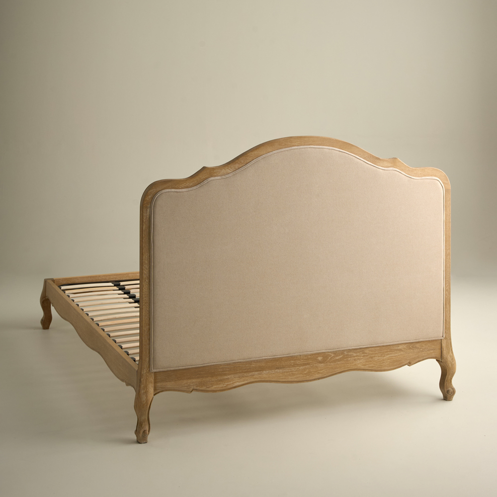 Sienna Beau Linen Bed, Weathered Oak / Natural, King